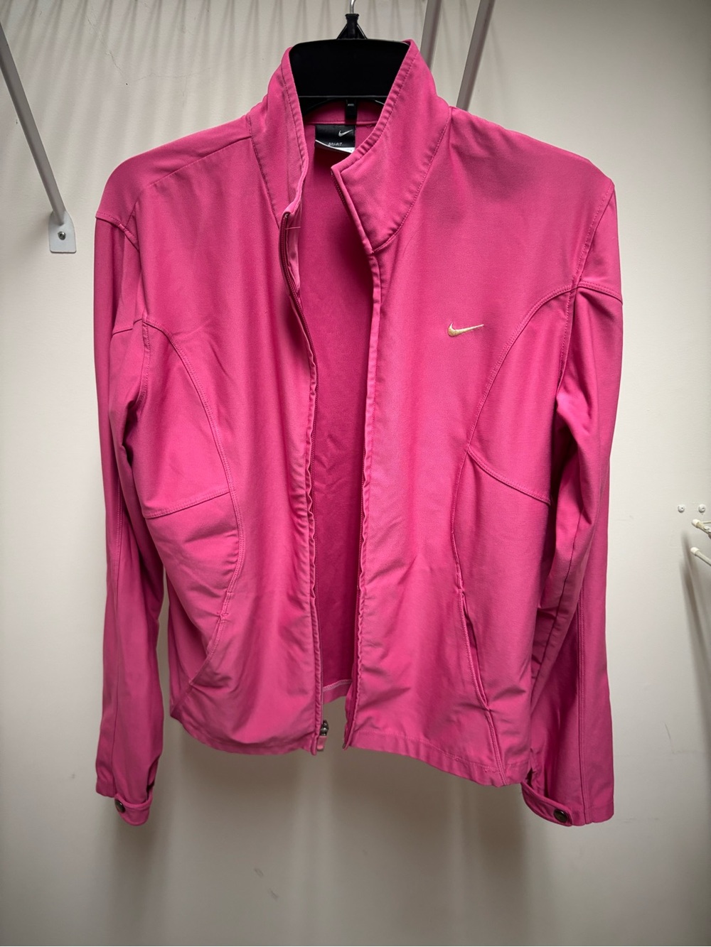 Nike Women's Hot Pink Lightweight Zip Bomber Jacket